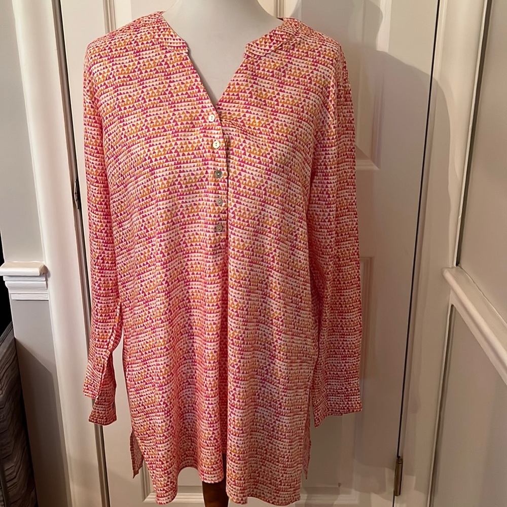 Rock Flower Paper Zoe Pink V-Neck Tunic